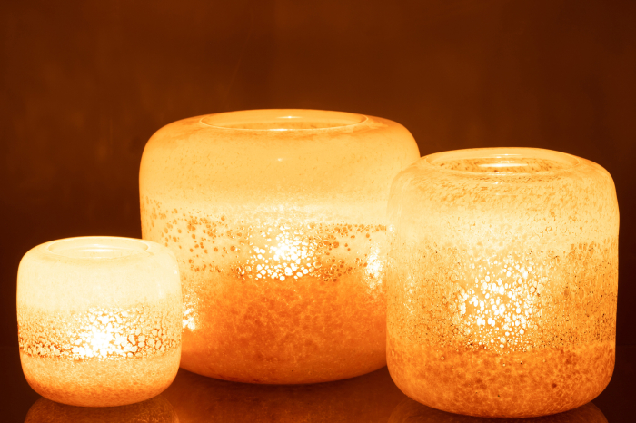 Vaza, Sticla, Maro, 25.2x25.2x24 [7]