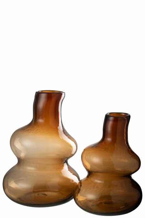 Vază, Sticlă Maro M, L 22.5| W 22.5| H 33 cm [2]