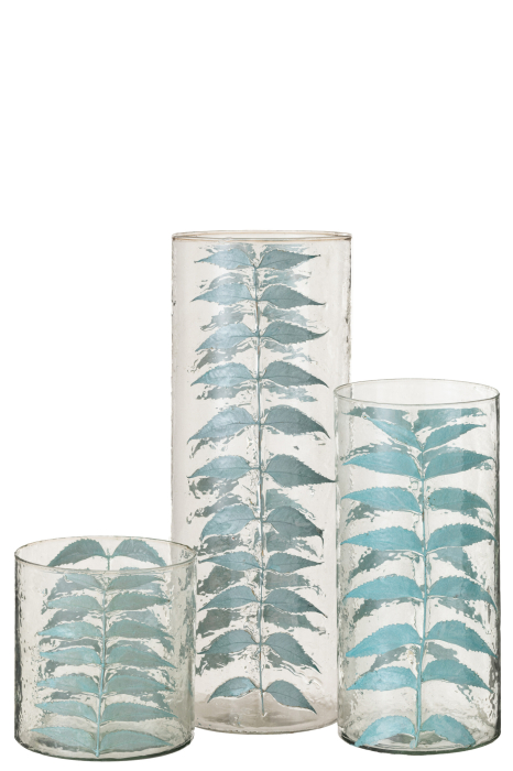 Vaza, Sticla, Multicolor, 16x16x42.5 [2]