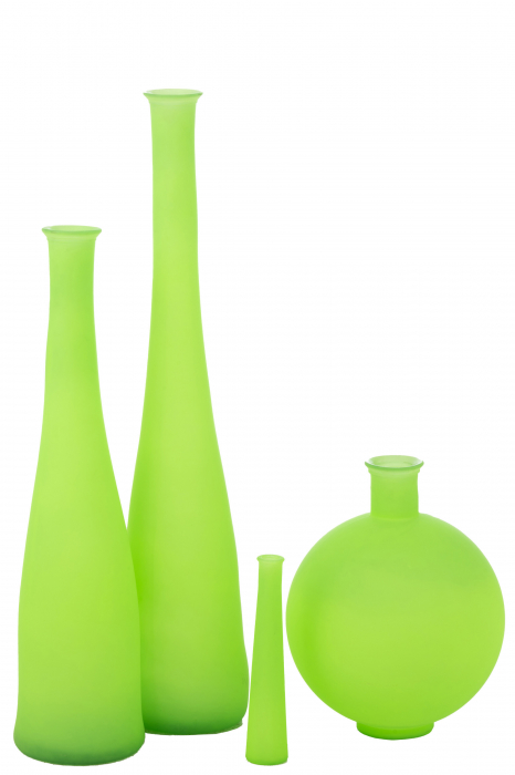 Vază, Sticlă Neon Verde M, L 18| W 18| H 100 cm [2]