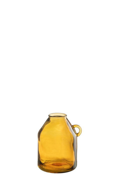Vaza, Sticla, Ocru, 21x21x25.5 [2]