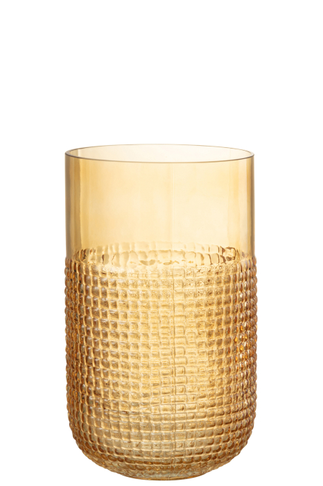 Vaza, Sticla, Portocaliu, 15x15x25.5 [2]