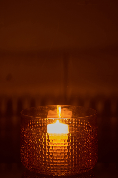 Vaza, Sticla, Portocaliu, 17x17x13.5 [4]