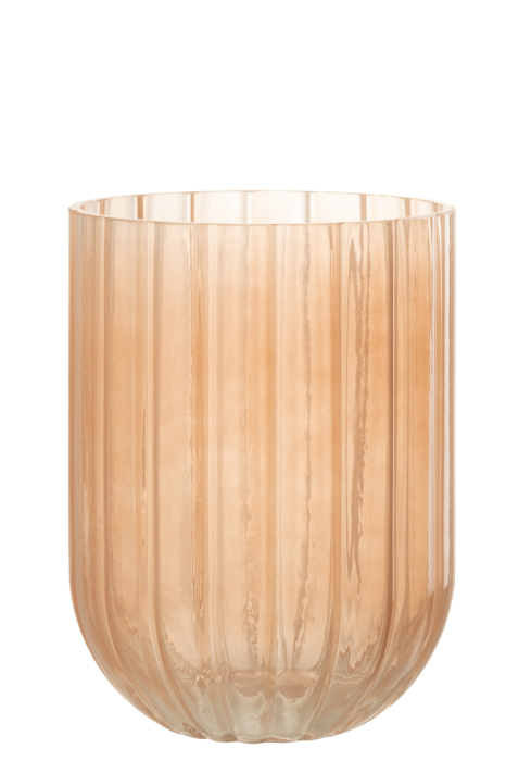 Vaza, Sticla, Roz, 15x15x20 [2]