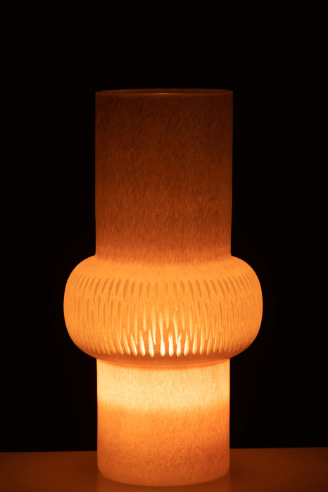 Vaza, Sticla, Roz, 21.5x21.5x40.5 [4]