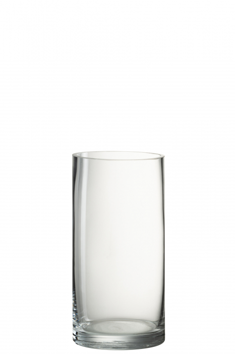 Vaza, Sticla, Transparent, 10x10x20.5