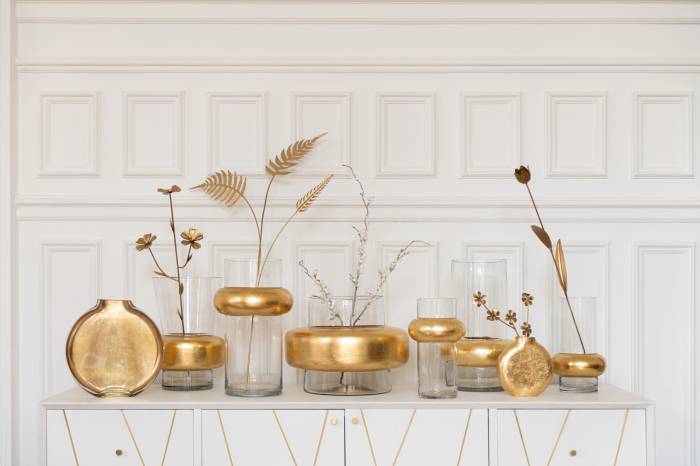 Vaza, Sticla, Transparent, 14x14x25 [1]