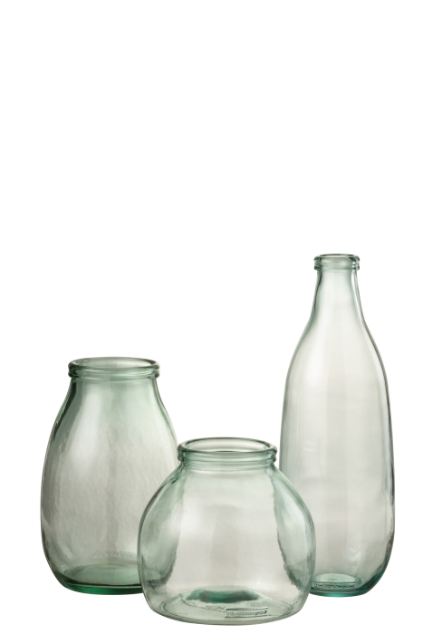 Vaza, Sticla, Transparent, 14x14x41 [2]
