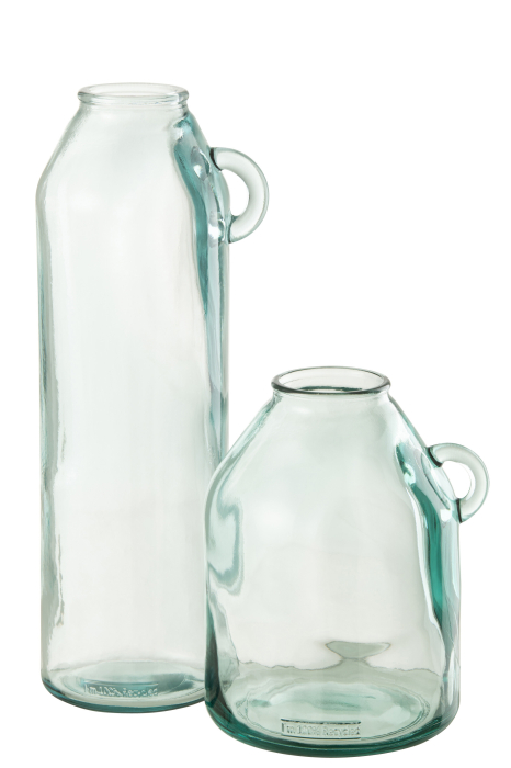 Vaza, Sticla, Transparent, 17x17x45 [2]