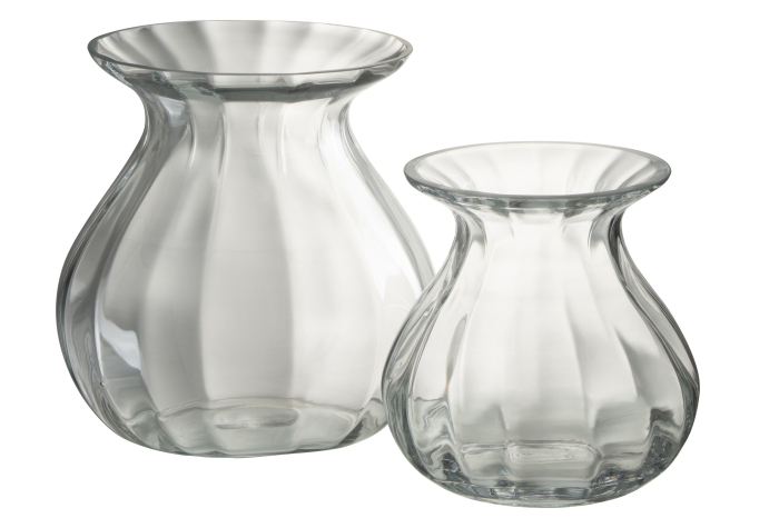 Vaza, Sticla, Transparent, 18x18x19.5 [2]