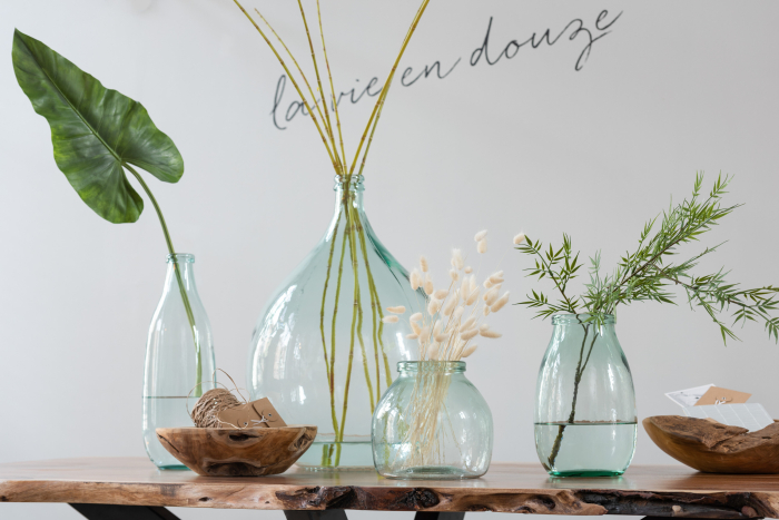 Vaza, Sticla, Transparent, 21x21x20 [3]