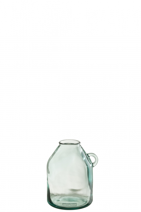 Vaza, Sticla, Transparent, 21x21x25.5