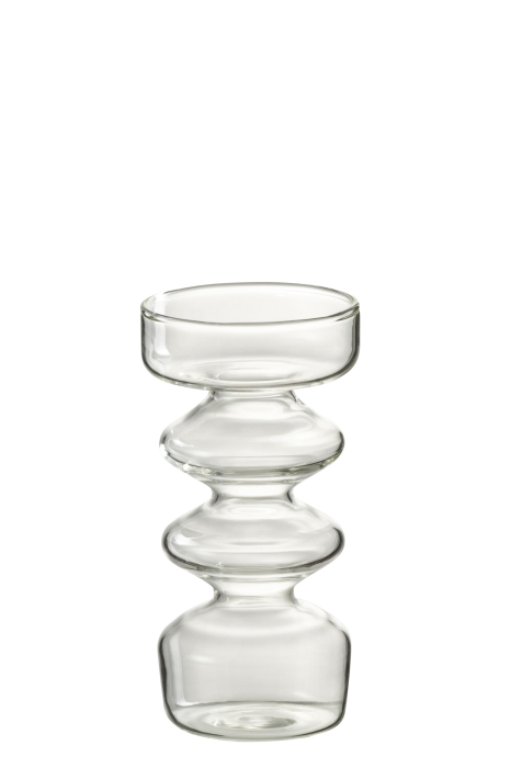 Vaza, Sticla, Transparent, 7x7x14 [1]