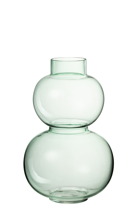 Vaza, Sticla, Verde, 18.5x18.5x28 [1]
