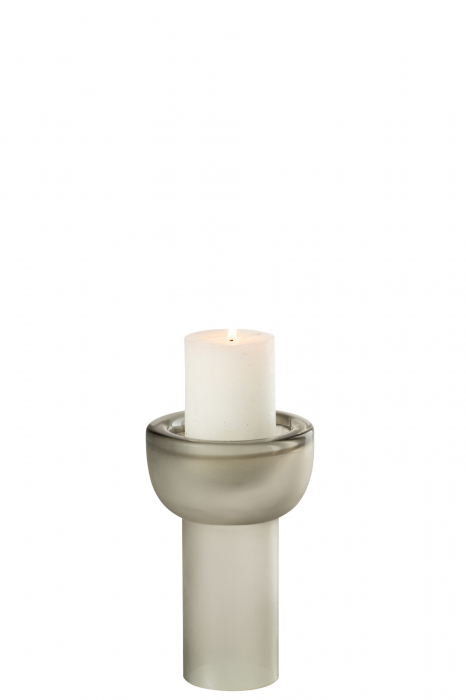 Vază/suport de lumânare Yara Sticlă, Greige S, L 13| W 13| H 20 cm [3]