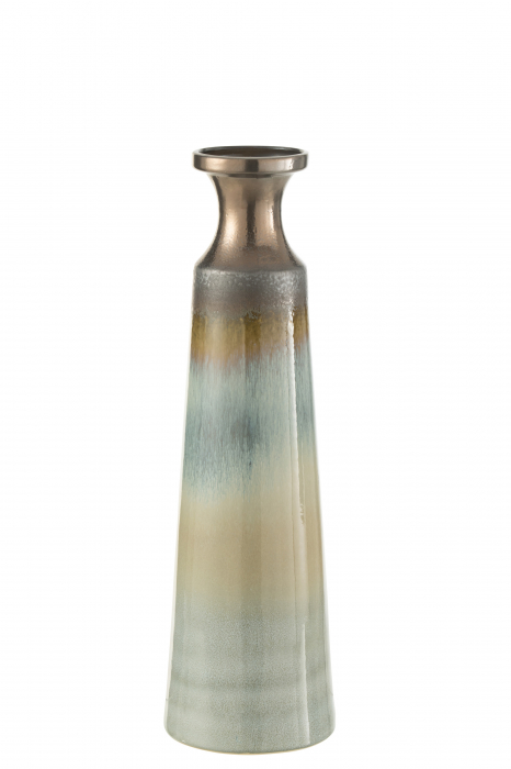 Vaza Transition, Ceramica, Albastru, 19x19x63.5 cm