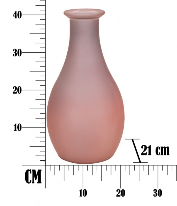 Vaza TROY, roz, 21X40 cm, Mauro Ferretti  [8]