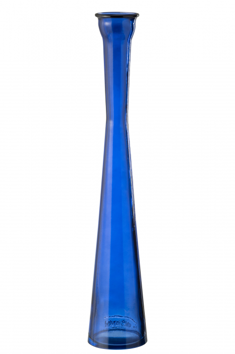 Vază, TUBE din sticlă, albastră, L 9.5| W 9.5| H 51 cm [1]