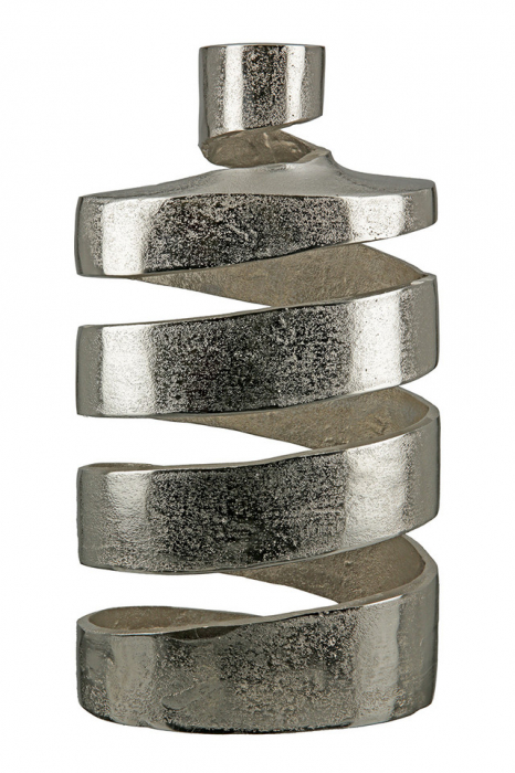 Vaza, TWISTER, Aluminiu, 11.5X18X35.5 cm [2]