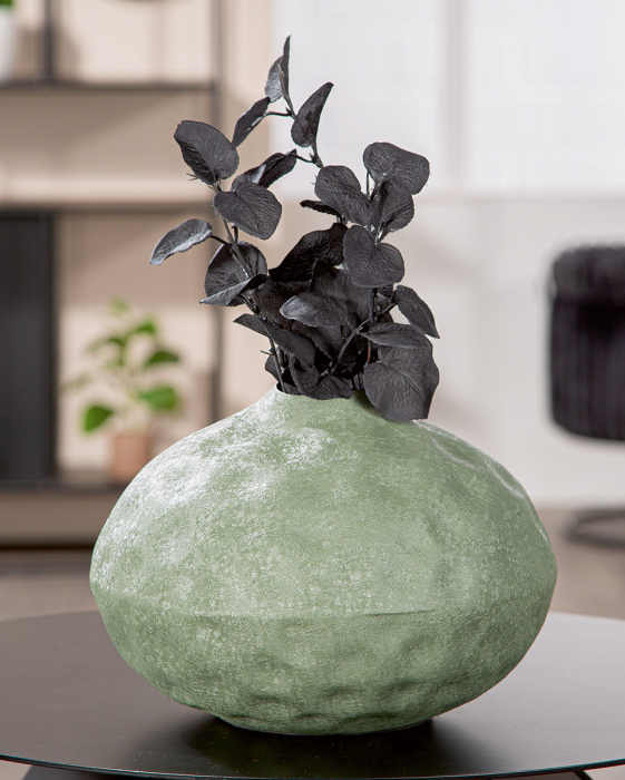 Vaza, Verda, Fier, verde, PU 2, H. 16 cm, D. 22 cm [5]