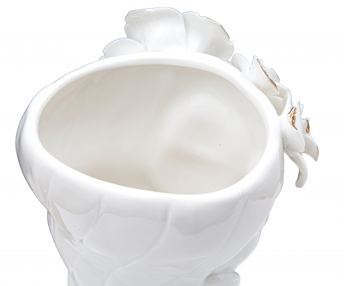Vaza Woman Cute, Portelan, Alb, 14.8X13X29 cm, Mauro Ferretti [4]