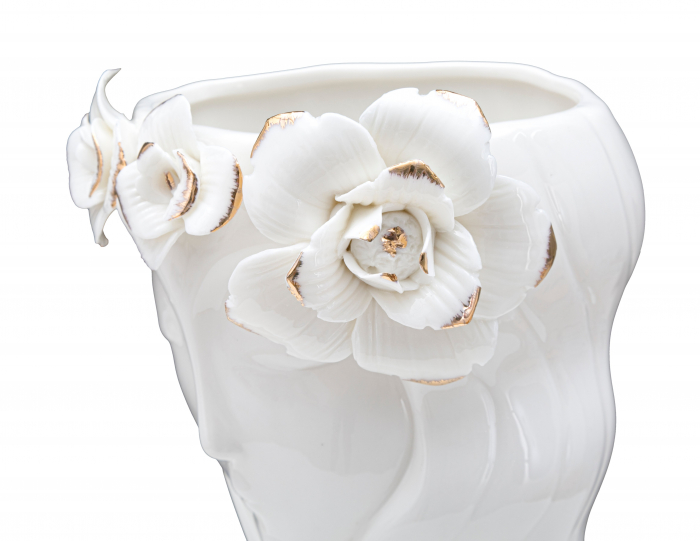 Vaza Woman Cute, Portelan, Alb, 14.8X13X29 cm, Mauro Ferretti [5]