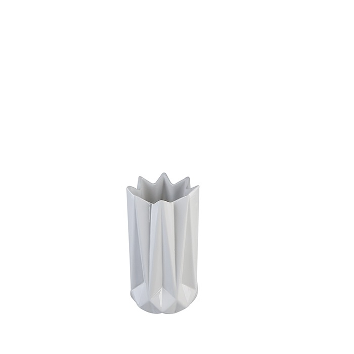 Vaza Zelko portelan alb, inaltime 21x11.5 cm