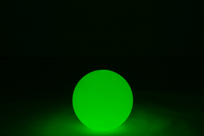 Veioza Ball, Plastic/Fibre sintetice, Alb/Multicolor, 39x39x39 cm [8]