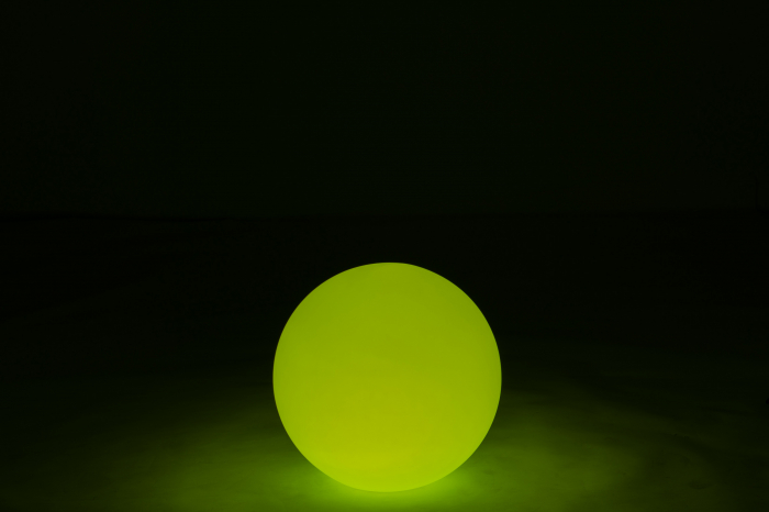 Veioza Ball, Plastic/Fibre sintetice, Alb/Multicolor, 39x39x39 cm [7]