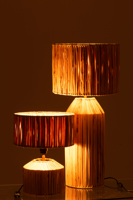 Veioza Bananas, Rattan/Bambus, Natural, 35x35x87 cm [6]