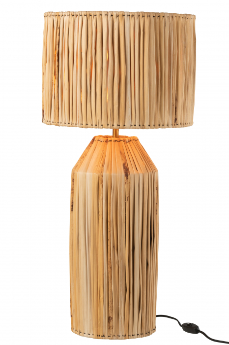 Veioza Bananas, Rattan/Bambus, Natural, 35x35x87 cm [2]