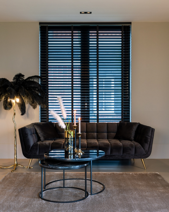 Lampadar Burlesque, Cupru/Pene, Auriu/Negru, 175x110x110 cm [3]