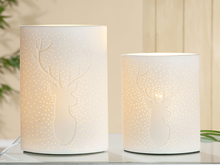 Veioza DEER, portelan, 16x9.5x20 cm [2]