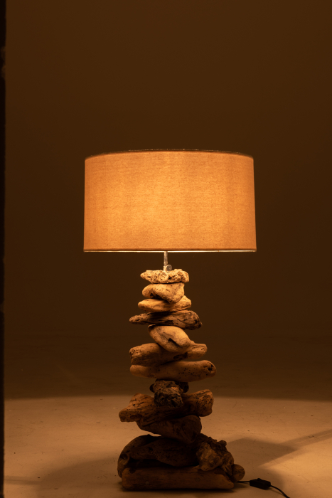 Veioza Driftwood, Lemn, Natural, 33x34x63.5 cm [3]