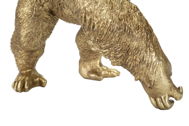 Veioza Gorilla, Rasina, Auriu, 40x22.5x16 cm [4]