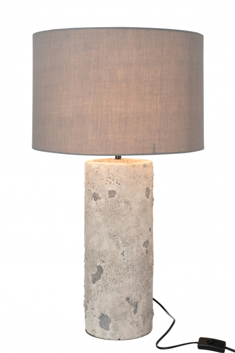 Veioza Greta, Ceramica, Gri, 42x42x72 cm [2]