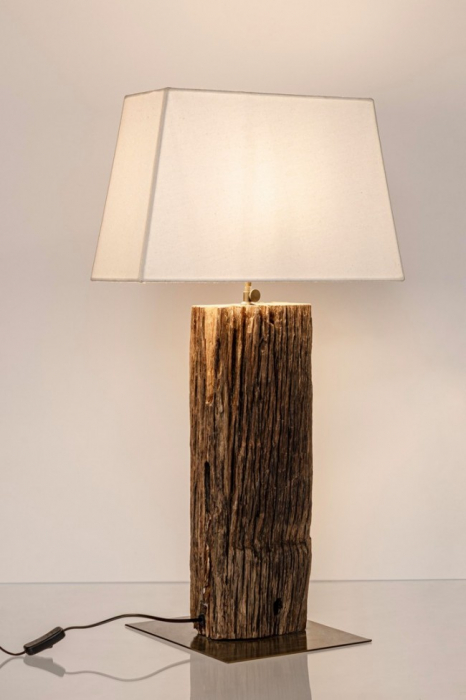 Veioza Hugo, Lemn, Maro, 45x30x85 cm [4]