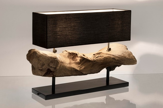 Veioza KLETA, lemn, negru, 75x25x55cm [3]