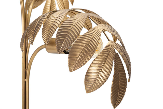 Veioza Leaf, Fier, Auriu, 81x57x57 cm [3]