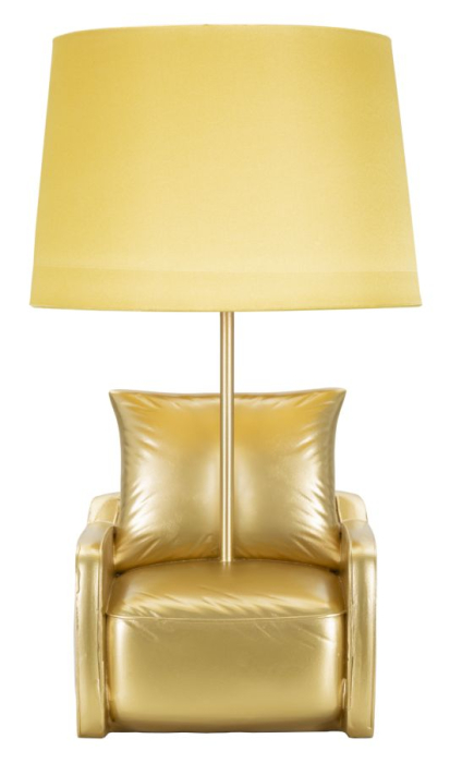 Veioza Mid-century, galbena, ø 26x46 cm [1]