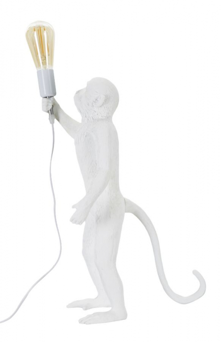 Veioză, Monkey, White, Cm Ø 26X34X55 [2]