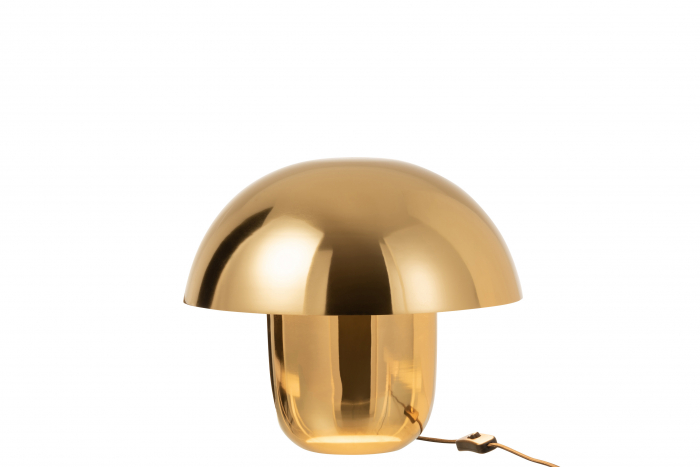 Veioza Mushroom, Metal/Fier, Auriu, 40x40x34 cm [2]