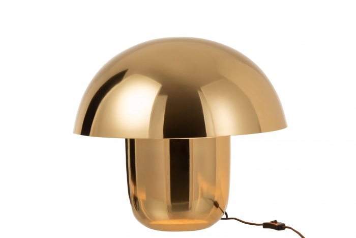Veioza Mushroom, Metal/Fier, Auriu, 50x50x45 cm [2]