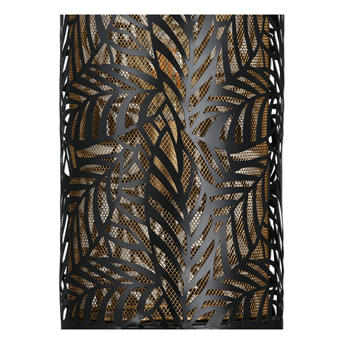 Veioza Nature, metal, negru/auriu, 63x19 cm [2]
