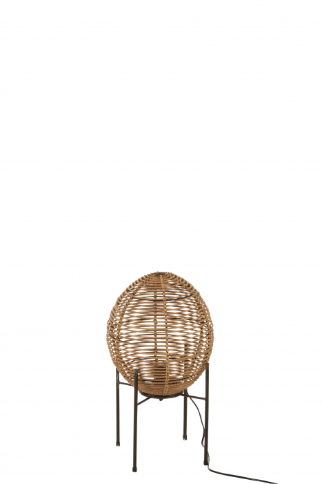 Veioza On Frame, Rattan/Bambus, Natural, 30x30x53 cm [2]