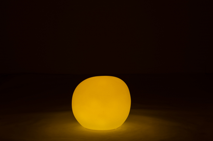 Veioza Outdoors LED, Plastic/Fibre sintetice, Alb/Multicolor, 46.5x46.5x42 cm [5]