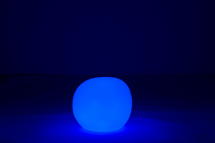 Veioza Outdoors LED, Plastic/Fibre sintetice, Alb/Multicolor, 46.5x46.5x42 cm [13]