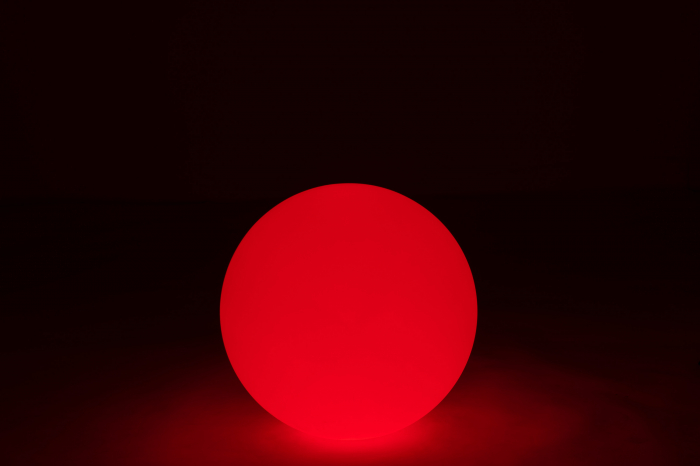 Veioza Outdoors LED, Plastic/Fibre sintetice, Alb/Multicolor, 50x50x50 cm [3]