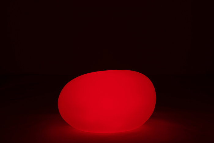 Veioza Stone, Plastic/Fibre sintetice, Alb/Multicolor, 82.5x62x65 cm [2]