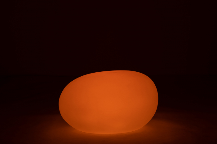 Veioza Stone, Plastic/Fibre sintetice, Alb/Multicolor, 82.5x62x65 cm [3]